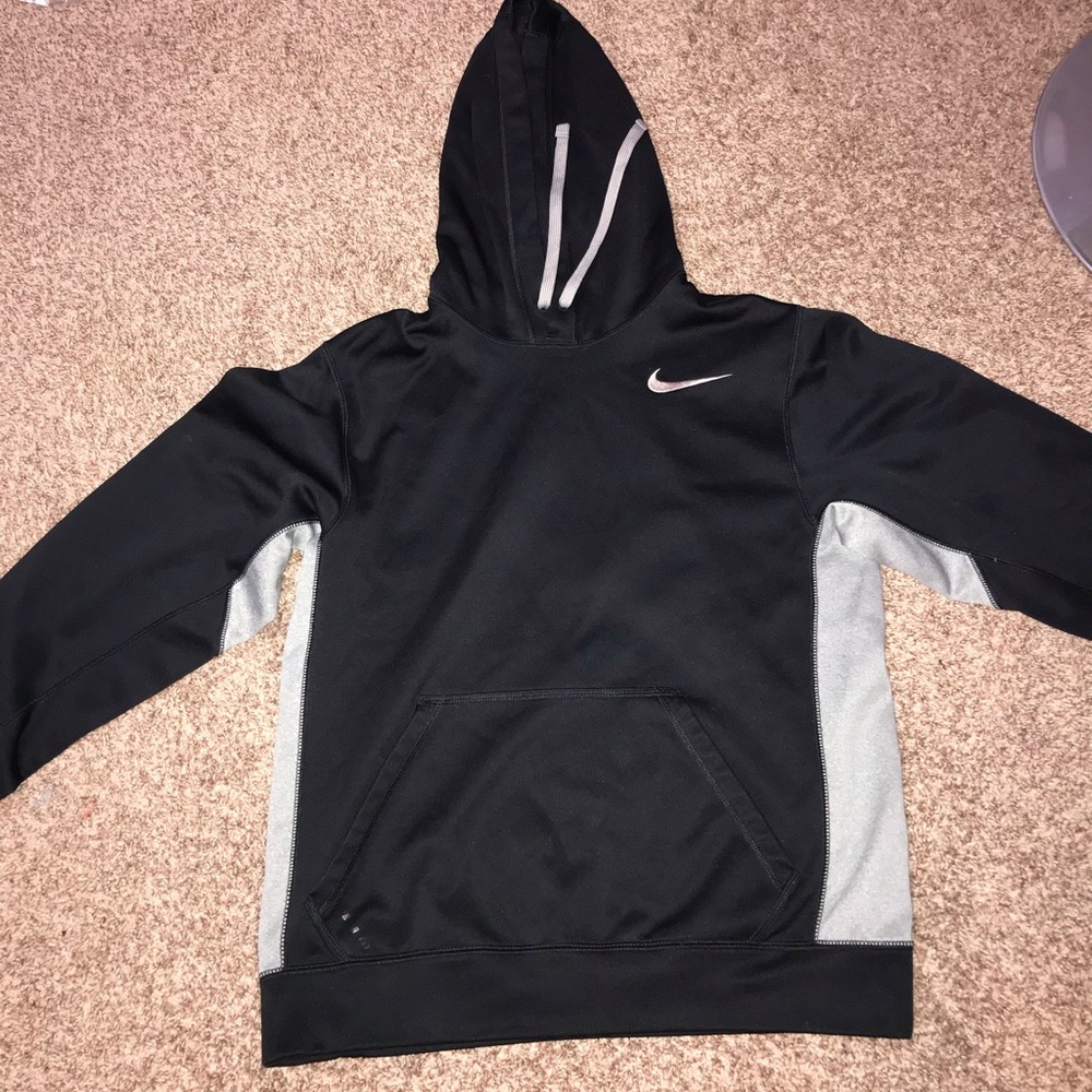 Nike Black and Gray hoodie